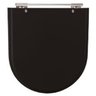 ASSENTO SANITÁRIO CALYPSO PRETO TAMPA P/ VASO INCEPA MADEIRA LAQUEADA - 1