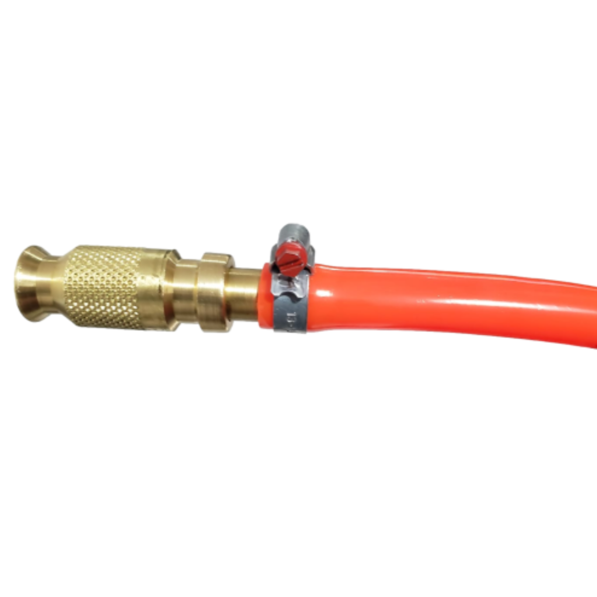 kit mangueira siliconada engate zamak e esguicho hal latão laranja 30m - 10
