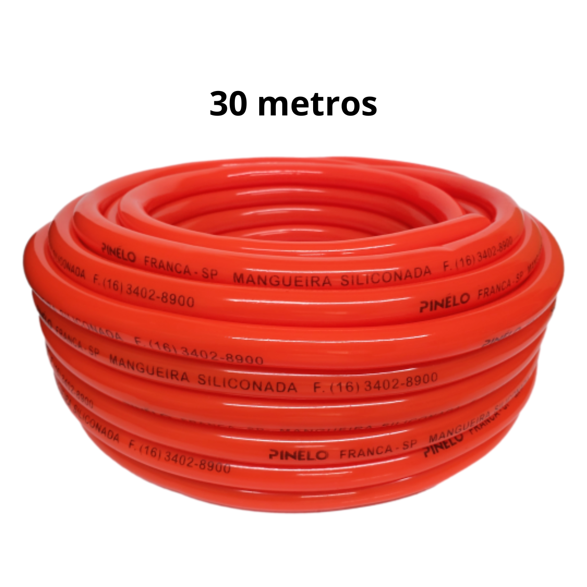kit mangueira siliconada engate zamak e esguicho hal latão laranja 30m - 2