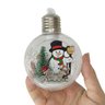 Bola Enfeite Arvore Natal Natalino Led Boneco de Neve Enfeite Decoraçao Iluminaçao Suave Ambiente Fe - 3