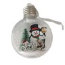 Bola Enfeite Arvore Natal Natalino Led Boneco de Neve Enfeite Decoraçao Iluminaçao Suave Ambiente Fe - 4