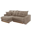 Ver imagem 2 de Sofá Duque Dois Módulos de 80cm B25cm Meu Sofá Online B002 Veludo Capuccino