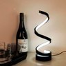 Abajur Luminária de Mesa Moderno Modelo Espiral Led Embutido com Dimmer Bivolt 110v / 220v - 4