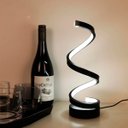 Ver imagem 4 de Abajur Luminária de Mesa Moderno Modelo Espiral Led Embutido com Dimmer Bivolt 110v / 220v