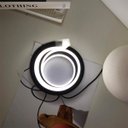 Ver imagem 3 de Abajur Luminária de Mesa Moderno Modelo Espiral Led Embutido com Dimmer Bivolt 110v / 220v