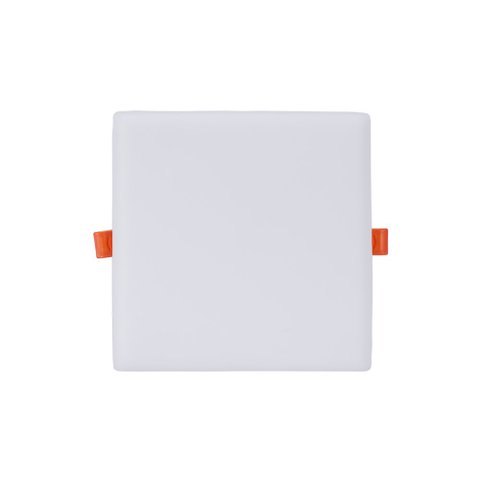 Painel De Led Blumenau Frameless Quadrado Sobrepor/Embutir 17W Bivolt 4100K Luz Neutra