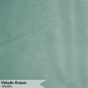 Ver imagem 4 de Kit 2 Poltronas Decorativa Sala de Estar Luana Base Preta Veludo Acqua - Montanaris Decor Md Montana