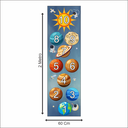 Ver imagem 3 de Adesivo de Chão Amarelinha Infantil Educativo e Divertido