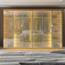 Ver imagem 7 de Guarda-roupa Casal 6 Portas Reflecta Cumaru Yescasa