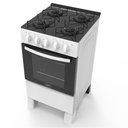 Ver imagem 3 de Fogão 4 Bocas a Gás Acendimento Automático Realce Glass Bivolt Cr206 Branco