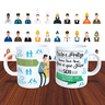 Caneca Personalizada Profissão Cuidador de Idosos - 1