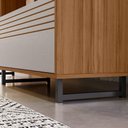 Ver imagem 5 de Estante Home NT1300 Para Tv Até 65 Polegadas Freijó Trend/ Off White Notável Móveis