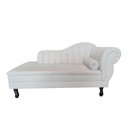 Ver imagem 3 de Recamier Decorativo Divã Amsterdã 147cm Lado Esquerdo Linho Bege