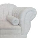 Ver mais imagens de Recamier Decorativo Divã Amsterdã 147cm Lado Esquerdo Linho Bege