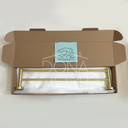 Ver imagem 5 de Suporte Porta Toalha Duplo Dourado Escovado Toalheiro 60cm Aço Inox Fosco Acessorio Parede Banheiro: