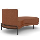 Ver imagem 7 de Sofá Chaise Longue Sala de Estar Living Lucca Direito D02 Couríssimo Marrom B-38 - Lyam Decor