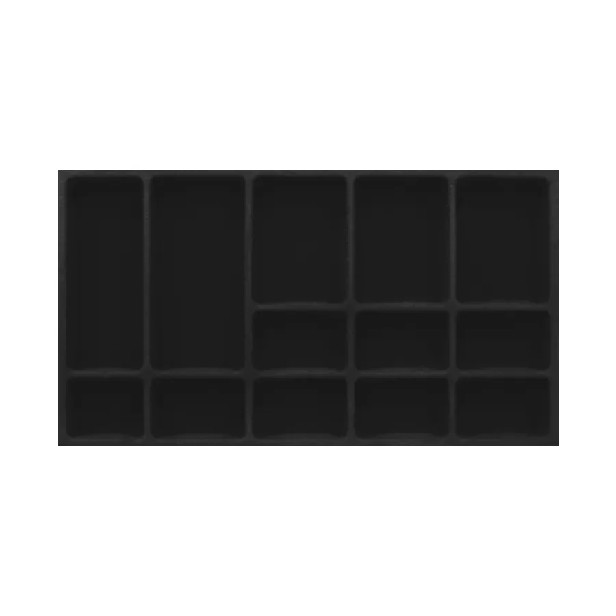 Porta Joias (l 663mm C 365mm a 40mm) Pj01 Preto Moldplast