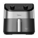 Ver imagem 1 de Fritadeira Elétrica Midea 5,5 Litros Widemax Preta e Inox Fwm55p2 220v