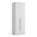 Ver imagem 2 de Guarda-Roupa Modulado 2 Portas e Prateleiras 100% MDF Cairo Branco/Neve