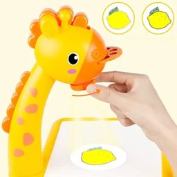 Lousa Mágica com Projetor Girafinha - Desenhar e Aprender Cor:rosa - 6