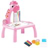Lousa Mágica com Projetor Girafinha - Desenhar e Aprender Cor:rosa - 1