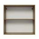 Ver mais imagens de Armário Aéreo 70 cm 2 Portas Rustic/Branco Veludo Lux Madesa
