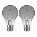 Ver imagem 1 de Lâmpada Led Fumê 30w Kit 2 Unid. Iluminação Decorativa Vintage Branco Quente Multifilamento Retr