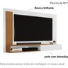 Painel de Tv Smart Sala Quarto até 50 Polegadas Monaco - Cores - Comprar Moveis em Casa: Branco / na - 3