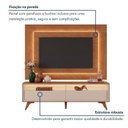 Ver mais imagens de Conjunto Painel Atenas + Rack Viena Painel Naturalle Rack Off White/Naturalle Mavaular