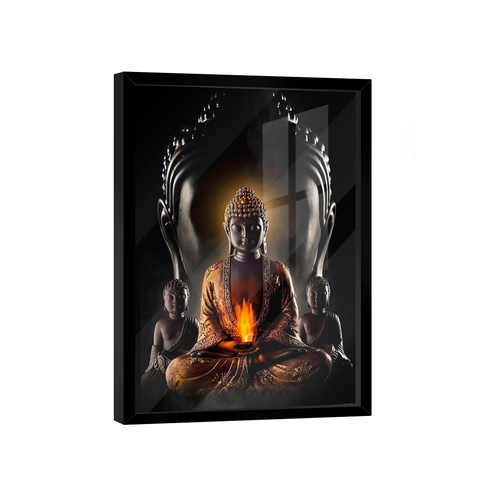 Quadro Buda Fire -- Br Artes