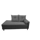 Ver imagem 1 de Divã Recamier Berlim 1,60 cm Lado Direito Suede Cinza