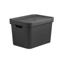 Ver imagem 1 de Caixa Organizadora Cube Média 18 Litros Preto Brinquedos Top
