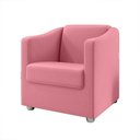Ver imagem 3 de Kit 2 Poltronas Decorativa Bia Suede Rosa Dal Poz Estofados