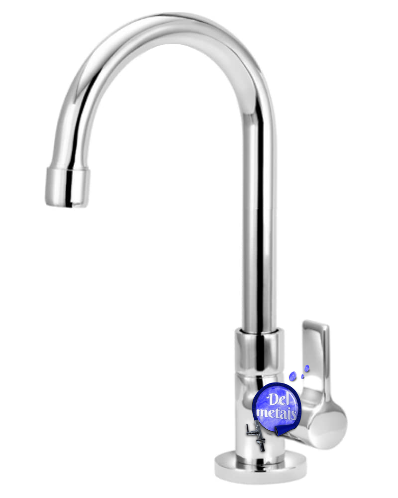 Torneira Lavatório Banheiro B. M. Metal Luxo 1195 C-65 Volta Exclusivo Casagrande Mundial - 2