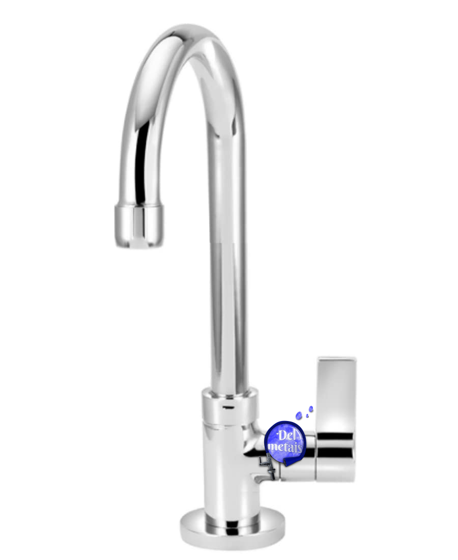 Torneira Lavatório Banheiro B. M. Metal Luxo 1195 C-65 Volta Exclusivo Casagrande Mundial - 4