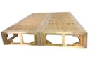 Ver imagem 2 de Base Box Casal Bipartido Suede Cinza