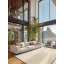 Ver imagem 2 de Tapete São Carlos Movimentos Curvas Snow 1,50x2,00