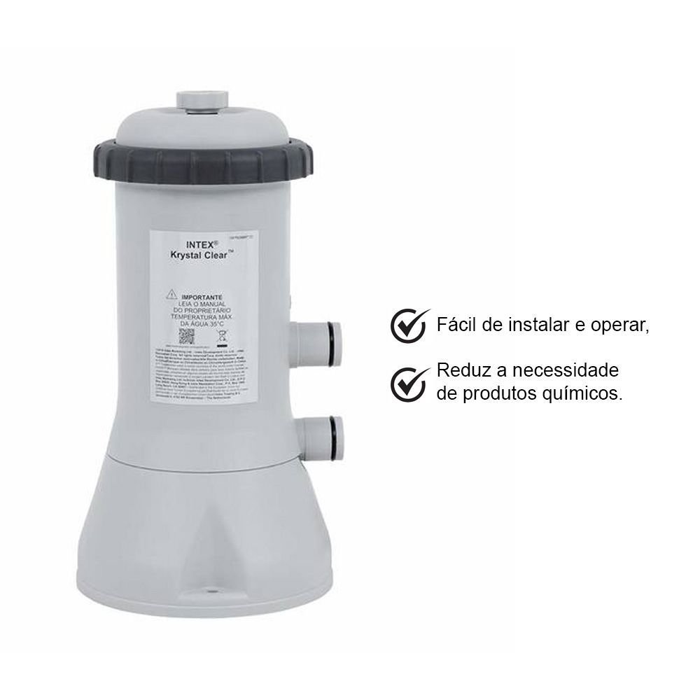 Piscina Retangular 7.127l Intex C/ Bomba Filtro 127v, Kit Limpeza e Forro de Lona 5x3m - 4
