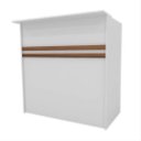 Ver imagem 1 de Balcão Caixa Com Gaveta 100% MDF 120x120x60 cm Pacote Comac - Branco/Teka