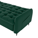 Ver imagem 5 de Sofa Cama 2 Lugares 200cm Pillar Veludo E402 Verde Milani Store
