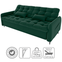 Ver imagem 6 de Sofa Cama 2 Lugares 200cm Pillar Veludo E402 Verde Milani Store