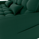 Ver imagem 7 de Sofa Cama 2 Lugares 200cm Pillar Veludo E402 Verde Milani Store