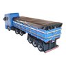 Carreta Scania R450 Graneleiro Gigante Madeira Mdf Miniatura - 10