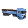 Carreta Scania R450 Graneleiro Gigante Madeira Mdf Miniatura - 5