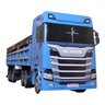 Carreta Scania R450 Graneleiro Gigante Madeira Mdf Miniatura - 2