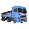 Carreta Scania R450 Graneleiro Gigante Madeira Mdf Miniatura - 1