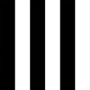 Ver imagem 1 de Papel de Parede Listrado Preto e Branco - 2,50x0,50m