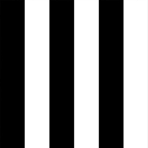 Papel de Parede Listrado Preto e Branco - 2,50x0,50m
