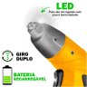 Kit Parafusadeira Elétrica Bateria C/ Jogo Ferramentas 200 Peças - 7