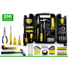 Kit Parafusadeira Elétrica Bateria C/ Jogo Ferramentas 200 Peças - 2